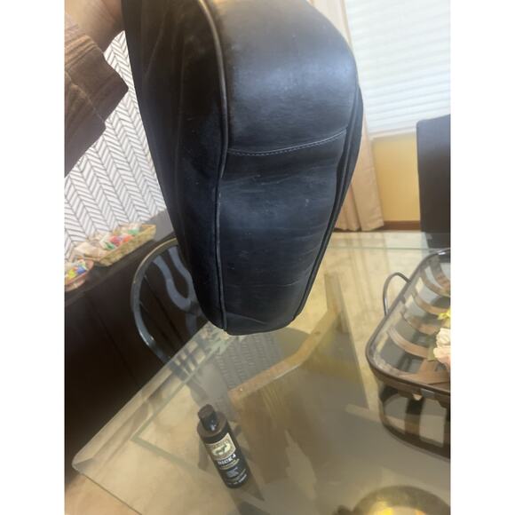 Gucci Black Suede Leather Bamboo Handle Hobo Bag With Detachable Crossbody Strap - Picture 3 of 8